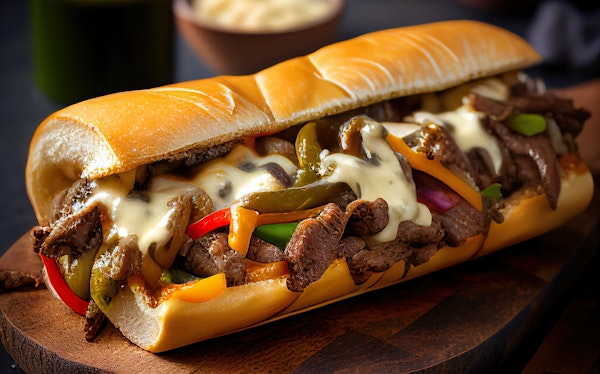 Philly cheesesteaks