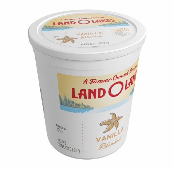 LAND O LAKES LOWFAT BLENDED VANILLA YOGURT CUP - 6/2#