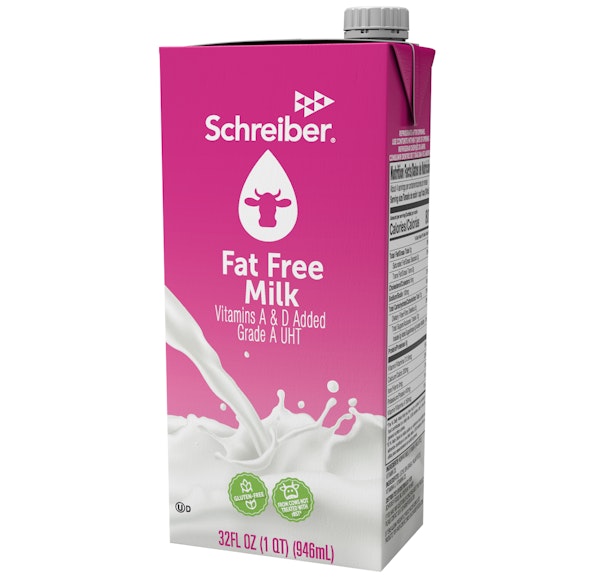 SCHREIBER SKIM MILK 6/32 FL OZ