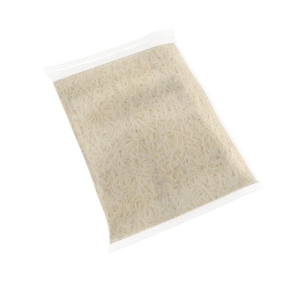 SHARP CHEDDAR WHITE FEATHER SHREDS - 4/5#