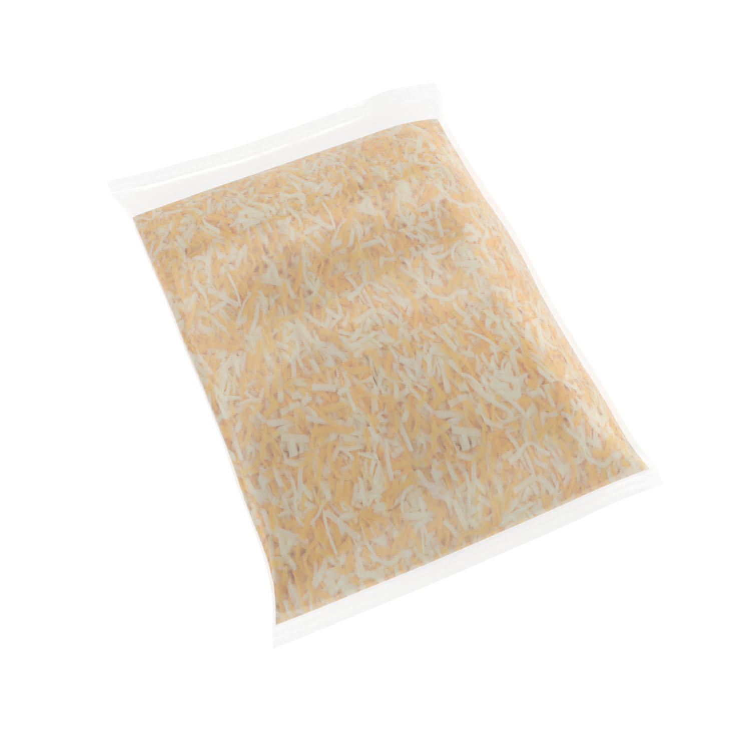 LOW MOISTURE PART-SKIM MOZZARELLA/PROVOLONE/CHEDDAR 80/10/10 FEATHER SHREDS - 4/5#