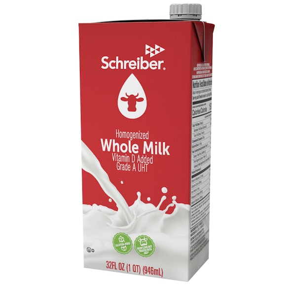 SCHREIBER WHOLE MILK 12/32 FL OZ