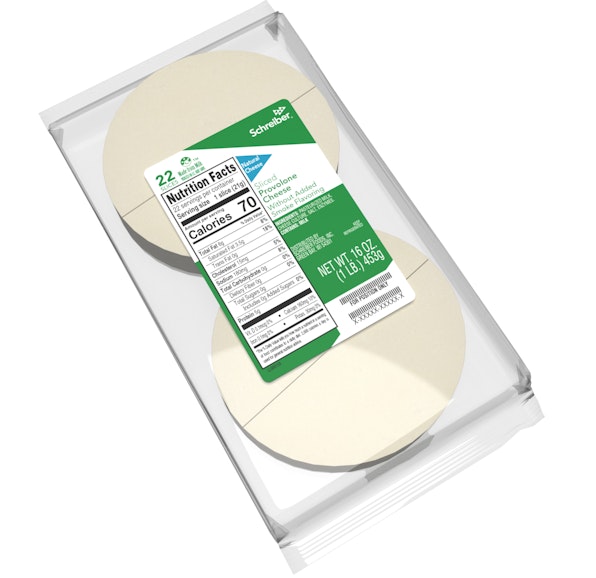 SCHREIBER PROVOLONE 4 INCH SLICES - 12/1# 22 SLICES