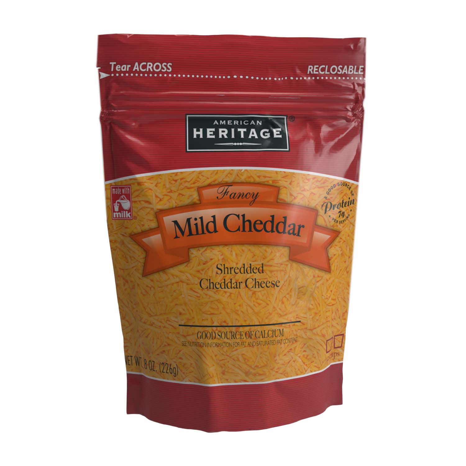 AMERICAN HERITAGE MILD CHEDDAR FANCY SHREDS - 12/8OZ