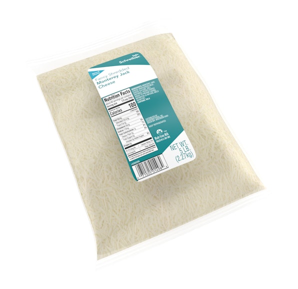 SCHREIBER MONTEREY JACK FANCY SHREDS - 4/5#