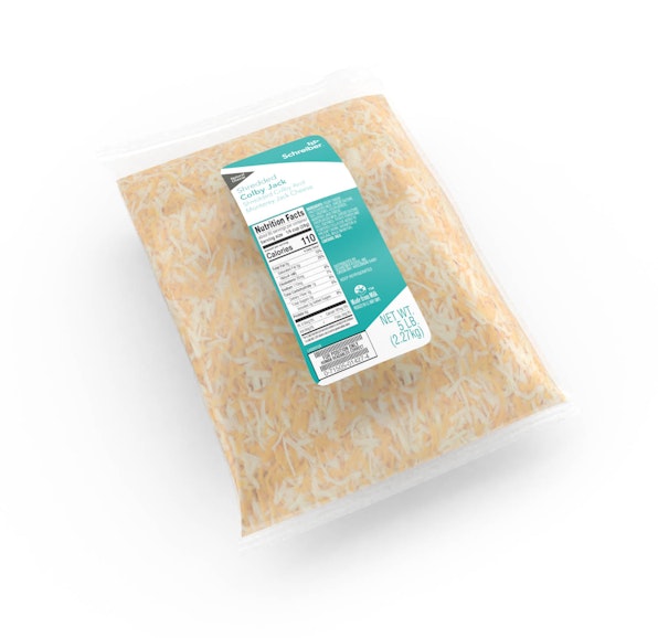 SCHREIBER COLBY JACK 50/50 FEATHER SHREDS - 4/5#