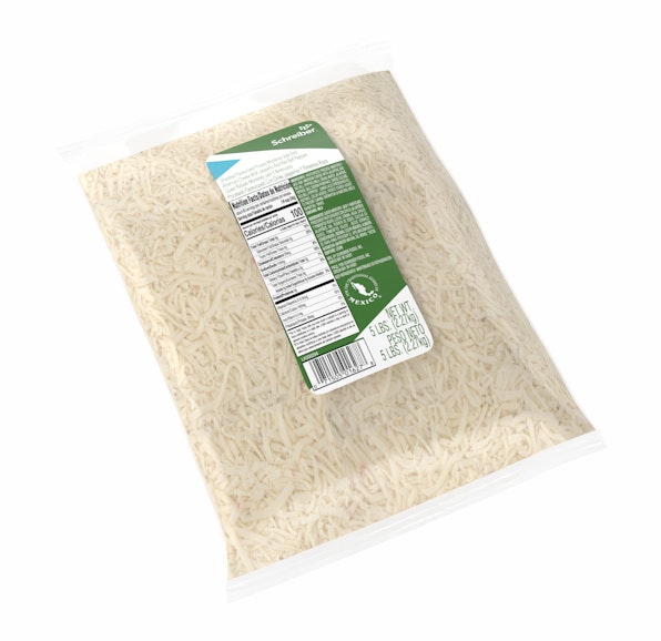 SCHREIBER PASTEURIZED PROCESS HOT PEPPER JACK FEATHER CUT SHREDS - 4/5#