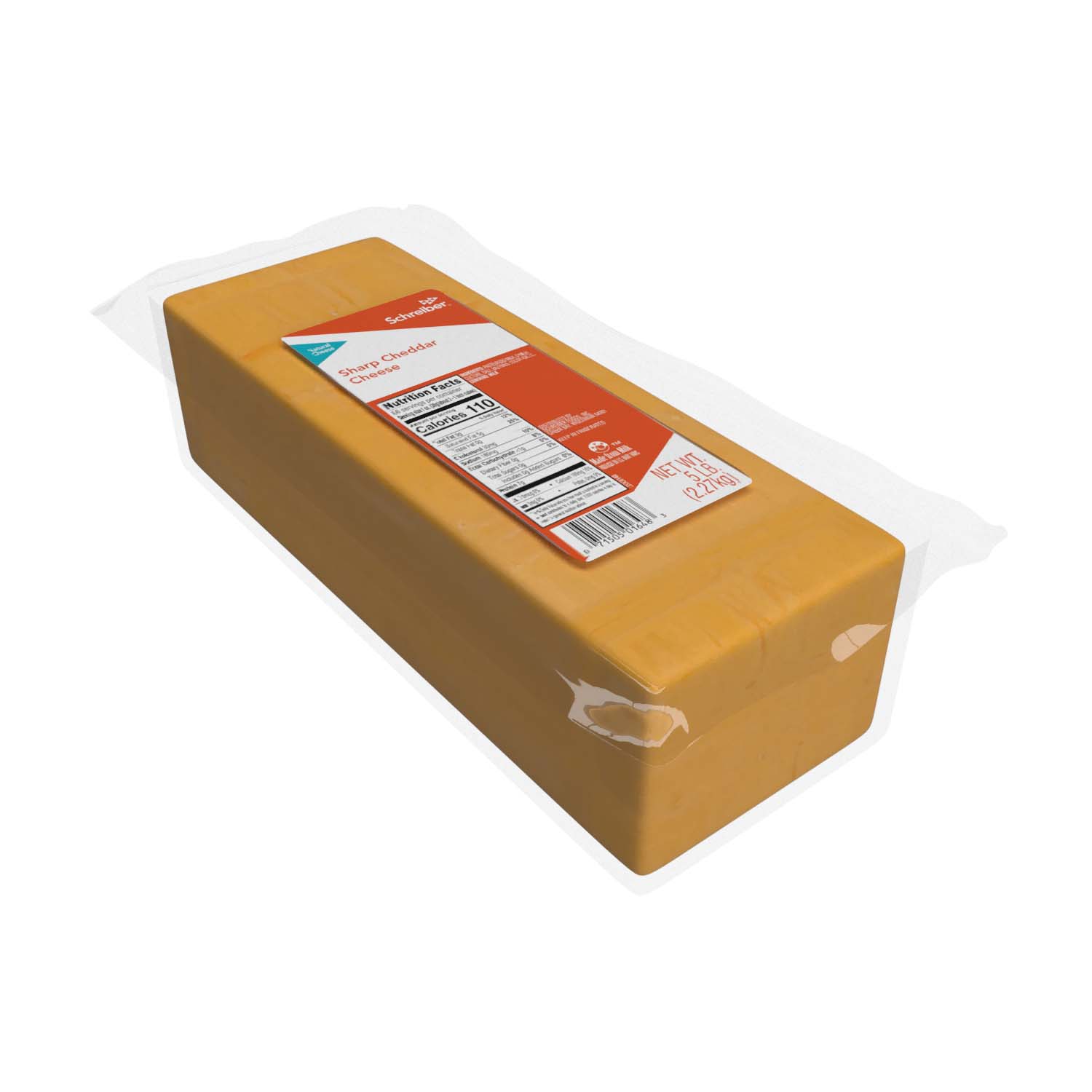 SCHREIBER SHARP CHEDDAR LOAF - 2/5#