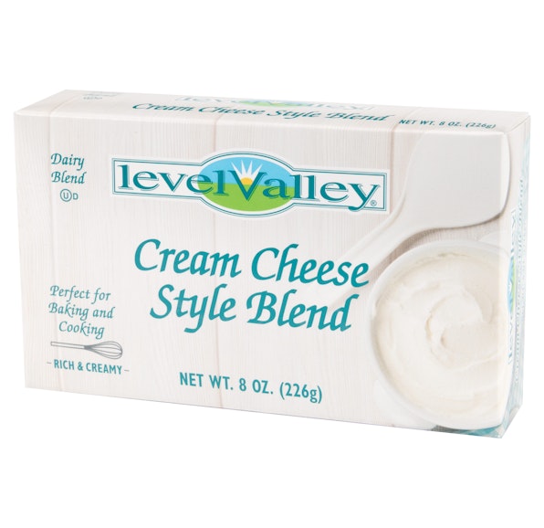 LEVEL VALLEY CREAMERY CREAM CHEESE STYLE BLEND BAR - 36/8OZ