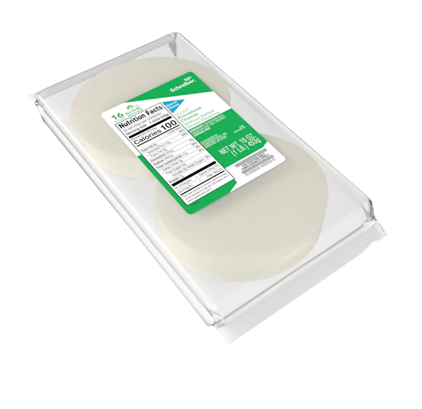 SCHREIBER PROVOLONE 4 INCH SLICES - 12/1# 16 SLICES