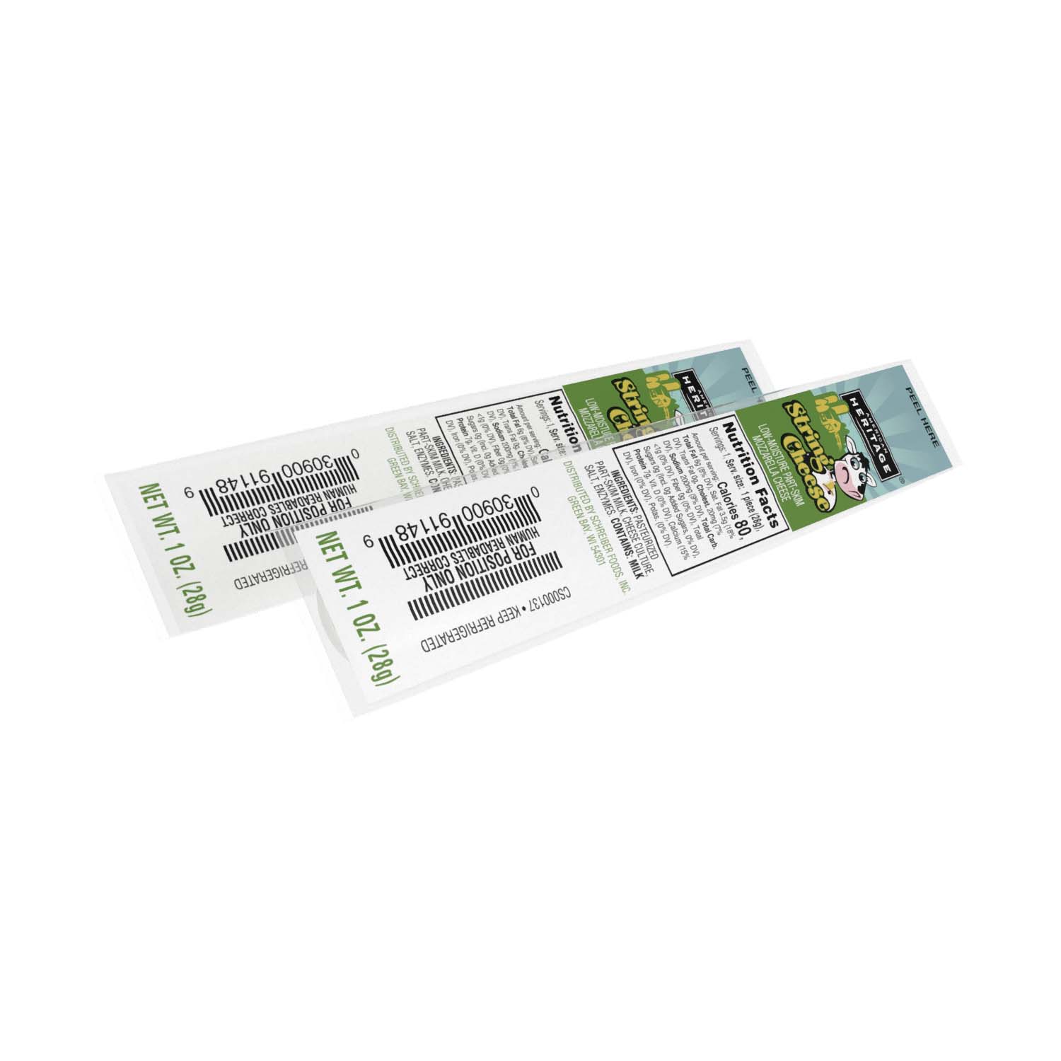 AMERICAN HERITAGE STRING CHEESE BULK - 168/1OZ
