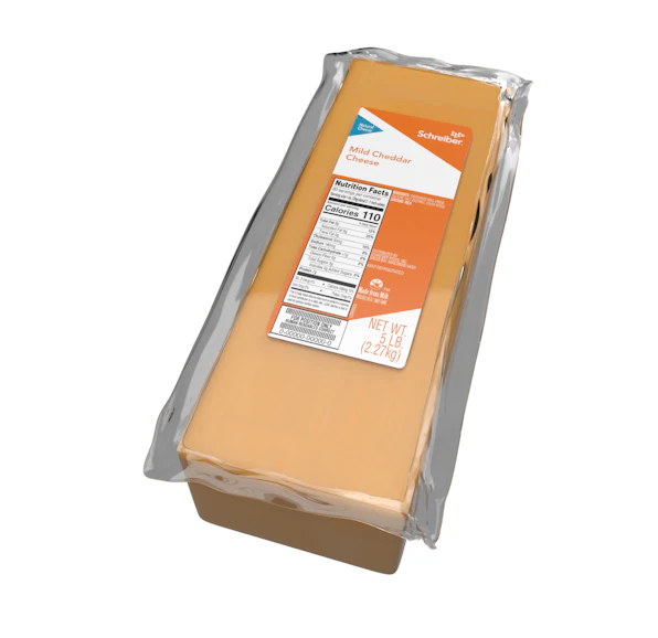 SCHREIBER MILD CHEDDAR LOAF - 2/5#